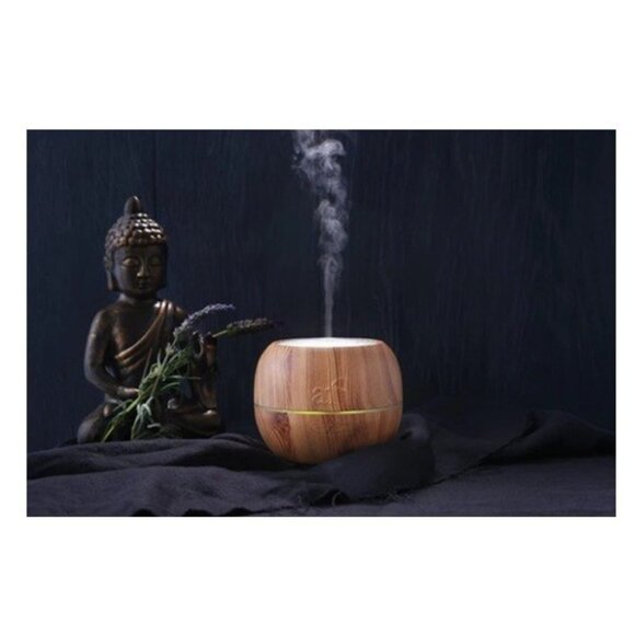 artnaturals Aroma Oil Diffuser Ultrasonic Humidifier 150 ML Tank, Wood Grain - Picture 7 of 14